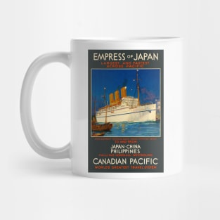 Empress of Japan Canada Vintage Poster 1930 Mug